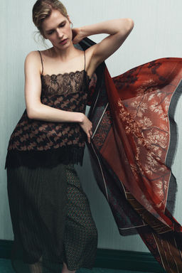 ORIENTAL PRINTED SCARF - Zara фото 9