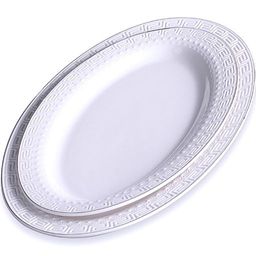 29124 Сервировочное блюдо 2пр 35х23х3см + 30х18,5х2см керамика LR (х6)