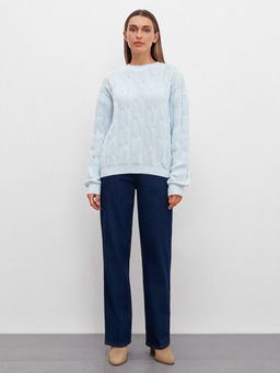 Conso/KJL 220616 - angel blue Джемпер женский