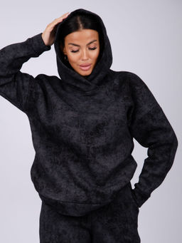 Костюм Винтаж чёрный, футер начес (М) - Малина фото 19