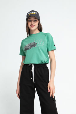 Футболка ЗАПОРОЖЕЦ x RDS Всем дрифтит МЯТА