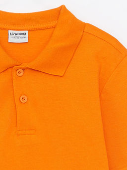 Polo Yaka Basic K?sa Kollu Pamuklu Erkek ?ocuk Ti??rt - Waikiki фото 3