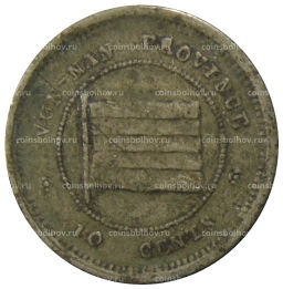10 центов 1923 года Китай  провинция Юньнань