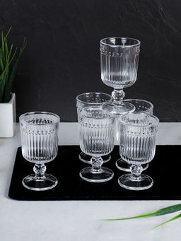 Рюмка 6 штук 80 мл на ножке прямая / F207-1A /уп 24/ - Галеонтрейд фото 7