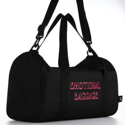 Сумка спортивная TEXTURA на молнии с подкладкой, длинный ремень, маленький размер, чёрная