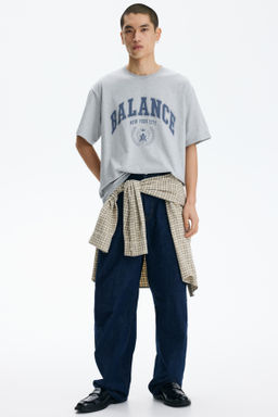 Camiseta estampada Relaxed Fit - H&m фото 9