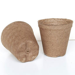 Цена за 50 шт. Торфяной горшочек круглый d-6см Peatpot R6 БиоМастер