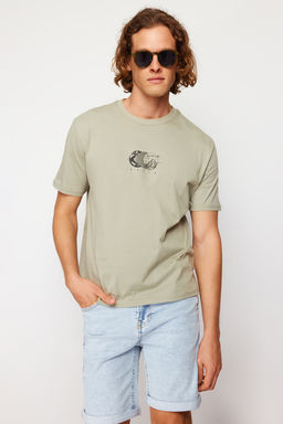 TRENDYOL MAN Siyah Oversize/Genis Kesim Bask?l? %100 Pamuklu T-Shirt TMNSS23TS00261 - Trendyolmilla фото 46
