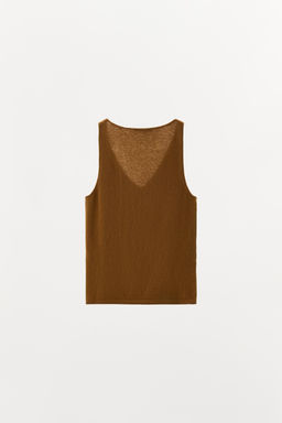 100% WOOL STRAPPY TOP - Zara фото 4