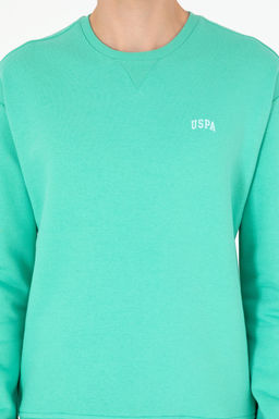 Базовый свитшот Comfort Fit с круглым вырезом цвета розового золота и мяты Неожиданная скидка в корзине - U.s. polo assn фото 6