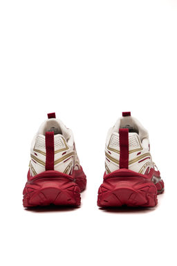 Кроссовки LifeStyle Бежевый/Золотистый Металлик/Красный