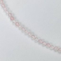 Бусы из Розового кварца с кулоном 42 см +