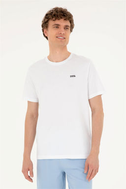 Мужская белая футболка Неожиданная скидка в корзине