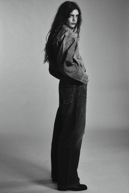 TRF JEANS WITH METAL STUDS