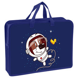 Папка на молнии с ручками А4 Мульти-Пульти "Ну, класс" ширина 70мм (ПТ-14_4_60100) пластик