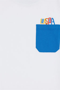 Белая футболка для мальчика - U.s. polo assn фото 8