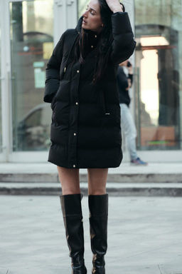 PADDED HOODED WINDPROOF ANORAK - Zara фото 3