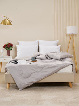 Одеяло Сатин-Жаккард - Серебро 172x205