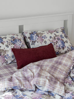 Комплект постельного белья 1,5-спальный фиолетовый бязь