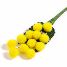 Цена за 12 шт. Декоративная веточка «Мимозы», 13.5×4×2 см