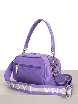 LACCOMA сумка Лаура-Ф826-фиолетовый эко кожа хлопок