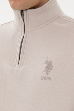 Erkek Comfort Fit Yar_m Fermuarl_ Ta_ Sweatshirt - U.s. polo assn фото 14
