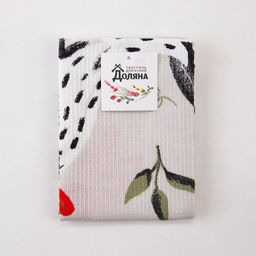 Полотенце Доляна Счастливой и радостной Пасхи 35х60 см, 100% хлопок, вафля 160 г/м2  фото 5