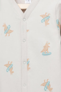 К 6025/бежевый,серфинг комбинезон (слип) яс - Crockid фото 2