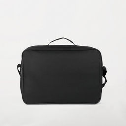 Сумка мужская Luris, 2 отдела на молнии, 2 наружных кармана, 40×16×28 см, чёрная