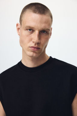 Camiseta sin mangas efecto neopreno Relaxed Fit - H&m фото 5
