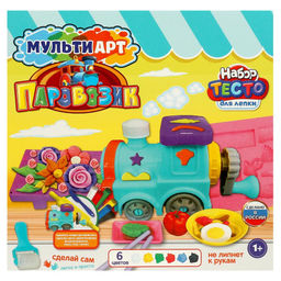 Набор для лепки Мульти Арт "Паровозик" (PDSET-MAPAROVOZ, 377559)