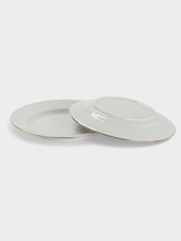 Сервиз столовый Добрушский завод «Голубка», 36 предметов, 4 вида тарелок, фарфор, белый