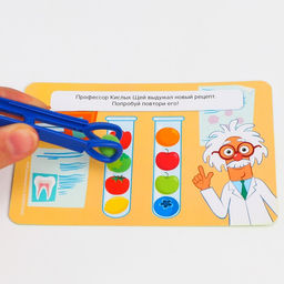 Развивающий набор Цветные бомбошки: сложи по образцу, цвета, счёт, по методике Монтессори - Синий трактор фото 4