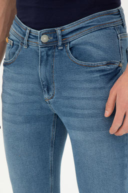 Erkek Mavi Jean Pantolon