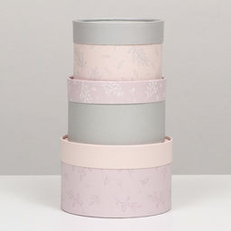 Набор подарочных коробок 3 в 1, завальцованные Пастель, 16?10, 14?9, 13?8.5 см