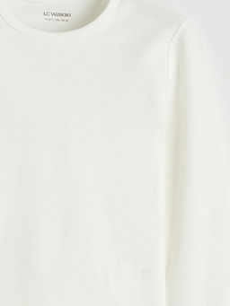 Bisiklet Yaka Basic K?z ?ocuk Ti??rt