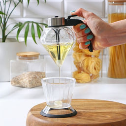 Ёмкость для масла и соуса Magistro Сапфир, 200 мл, цвет прозрачный фото 4