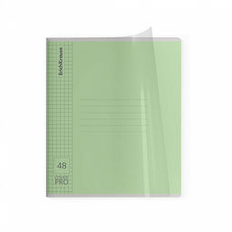 Цена за 5 шт. Тетрадь общая ученическая с пластиковой обложкой на скобе ErichKrause Классика CoverPrо fizzy, А5+, 48 листов, клетка_MIX-PACK фото 4