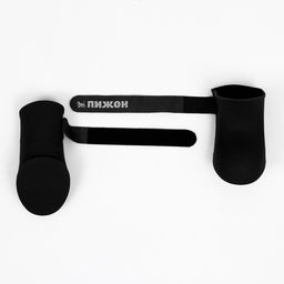 Сапоги резиновые Пижон, набор 4 шт., р-р S (подошва 4 Х 3 см), чёрные  фото 12