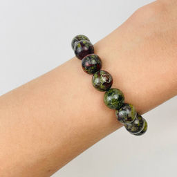 Браслет из зеленой Яшмы - Радуга самоцветов фото 2