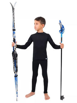 Комплект термобелья SAIMAA_X-LINE детский, черный