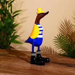 Сувенир «Утка-морячок», 27 см, дерево