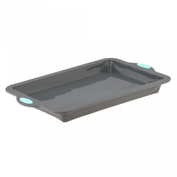 Противень силиконовый "Linea Silicone" 38х25,2х3,7см, с металлическим каркасом, прямоугольный, "Regent" (Китай)