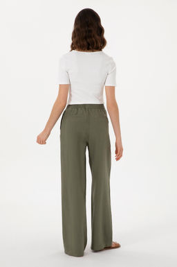 Kad_n Koyu Haki Kanvas Pantolon Sepette S_rpriz _ndirim - U.s. polo assn фото 4