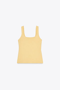 PLAIN KNIT CORSET TOP