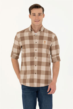 Мужская рубашка Lumberjack кокосового цвета
