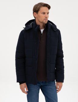 Lacivert Kap__onlu Mont - Pierre cardin фото 3