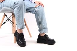 Туфли полуботинки EDART 202.261bl. black