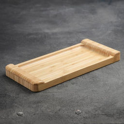 Блюдо для подачи Striata, 28×13 см, бамбук, бежевое