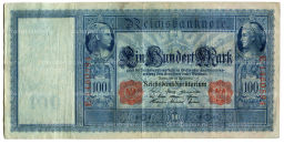 100 марок 1910 года Германия